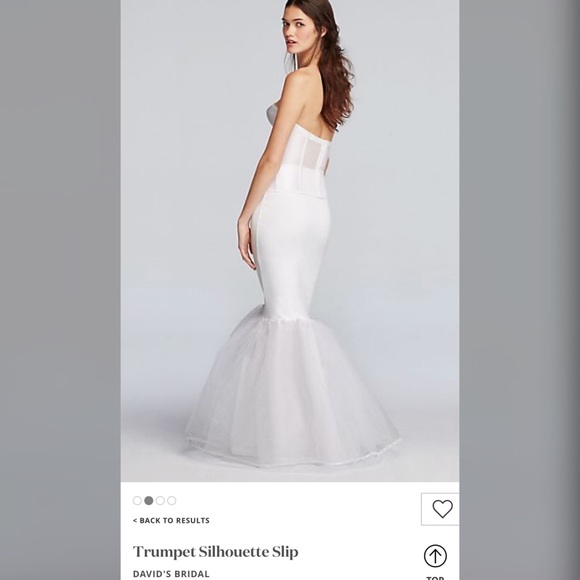 David's Bridal Other Medium Wedding Dress Trumpet Slip Poshmark